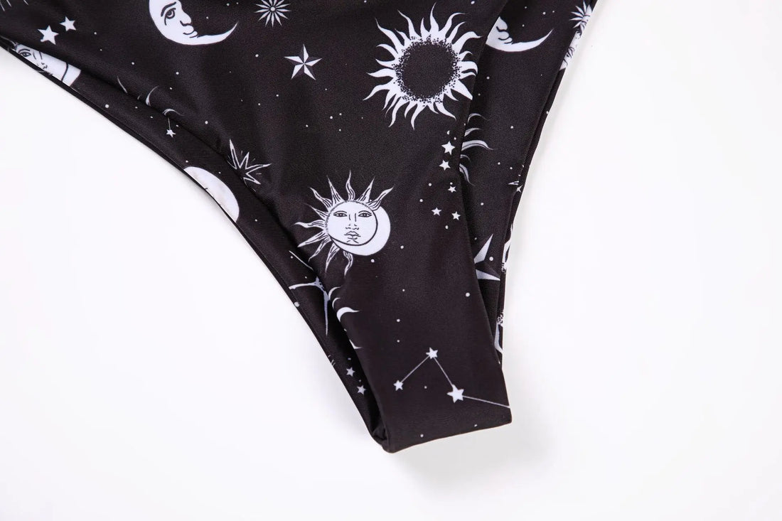 Sunflower Printed Bikini Set Sexy Swimwear Women 2025 Mujer Push Up Padded Biquini Bathers Bandage Bathing Suit Swimsuit Bikini