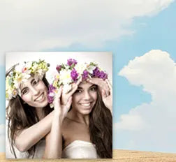 AWAYTR Hawaiian Flower Hair Clip For Women Girls Romantic Bohemian Flower Side Bangs Clip BB Hair Clips Hair Accessories