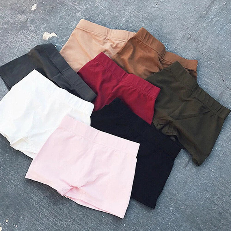 2024 New Summer Sport Shorts For Women Solid Color Elasticated Shorts Sexy Ladies Training Gym Shorts Mini Skinny Fitness Short