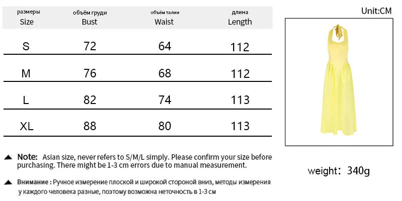 Women's Maxi Dresses New Summer Solid Sexy Backless V-neck Dress Streetwear Fashion Female Casual Slim Halter Dresses Clothing
