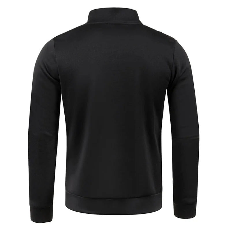Spring Men's Turn-down Collar Sweatshirt Zipper Stand Collar Pullovers Man Sweatshirts Man Zippers Sweater Coats