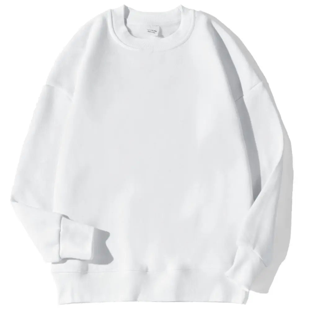 Autumn Winter Womens Solid Hoodie Fashion Warm Fleece Sweatshirt Soft Breathable O-Neck Pullover Casual Oversize Female Clothes