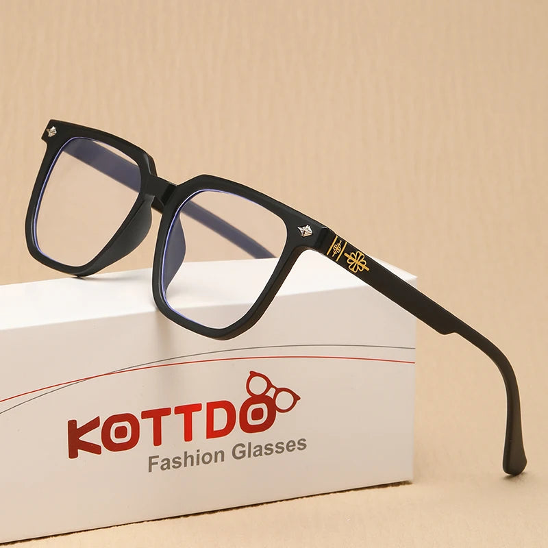 New Retro Black Presbyopia Hyperopia Reading Glasses Men Women Square Frame Eyewear for Women Reading Eyeglasses