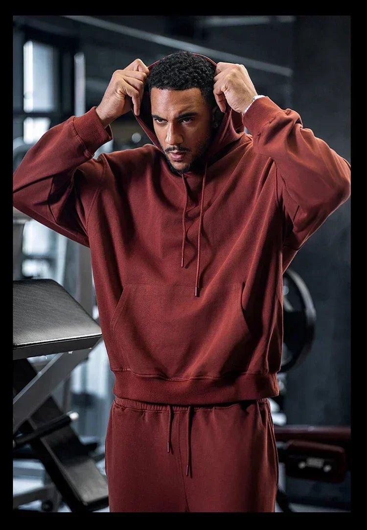 Paul Smith Autumn and Winter European and American Hooded Sweater Pure Cotton Oversized Hip-hop Street Sportswear