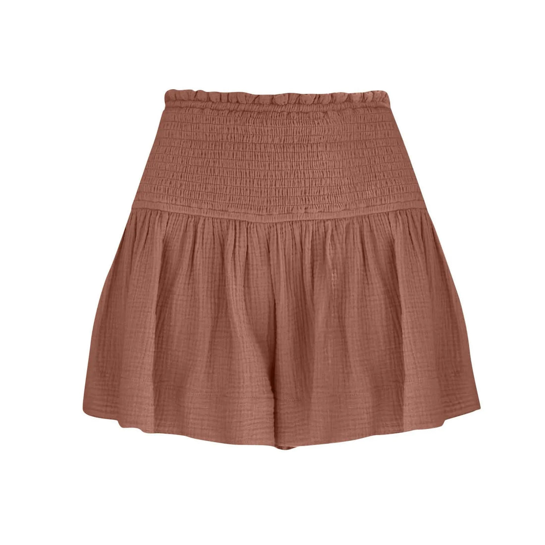 Women Shorts Ladies Casual Solid Color Breathable Fashion Wide Leg Shorts For Women Summer Female Pleated Shorts