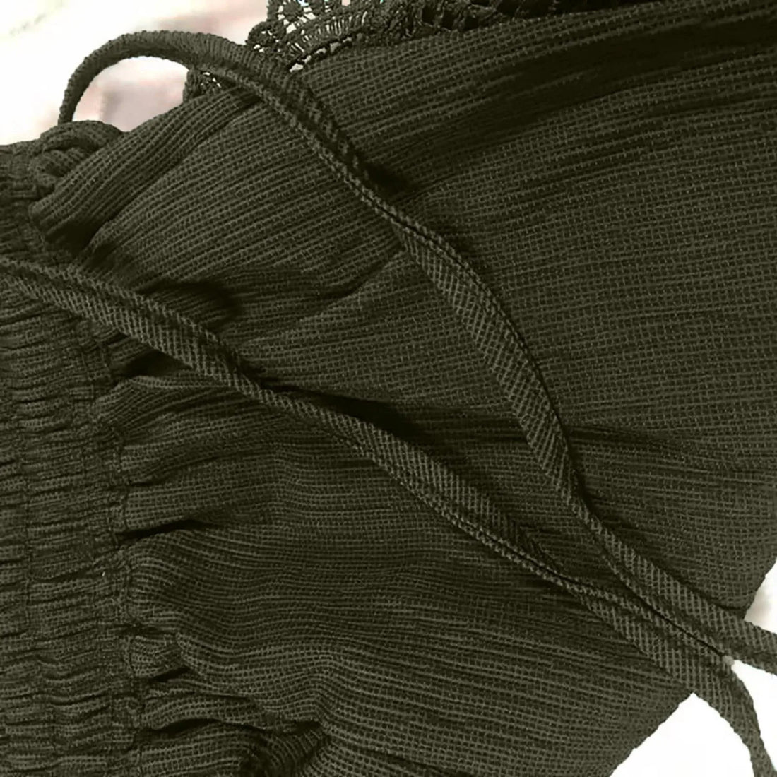 Ladies’ Casual And Versatile Solid Color Patchwork Lace Drawstring Shorts Basics Comfortable High Quality Plus Size Summer Pants