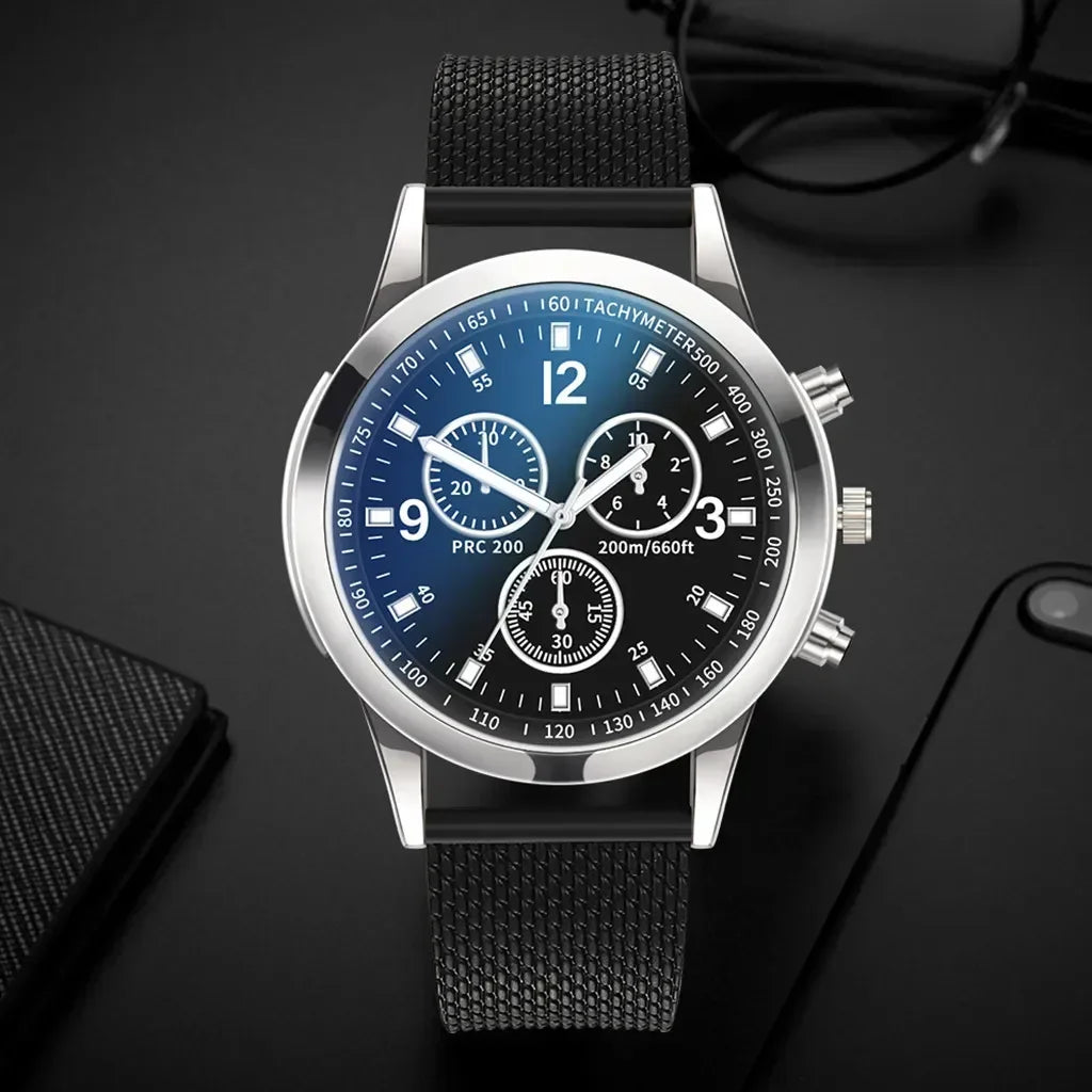 2025 Luxury QuartzWatch for Men Stainless Steel Dial Casual Quartz Wristwatches Men Bracele Watch Relogio Masculino Часы Мужские