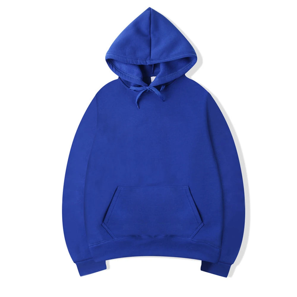 Men's/Women's Hoodies Spring Autumn Casual Fashion Hoodies Sweatshirts Solid Color Pocket Pullovers Hoodie Tops