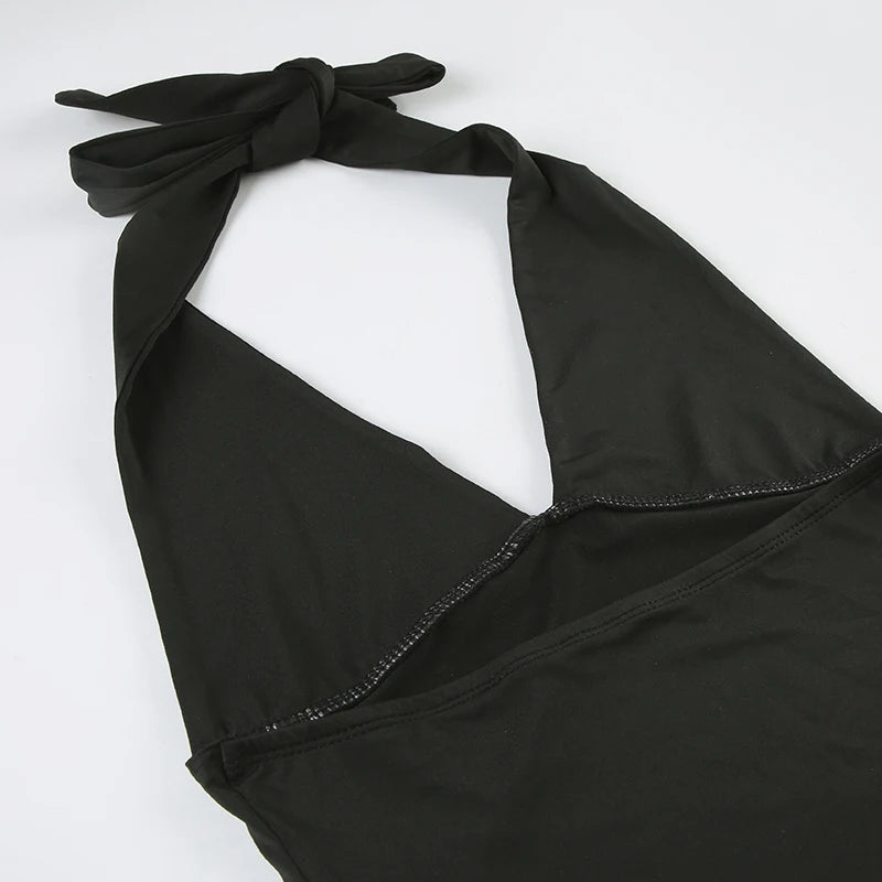 Simple Basic V-Neck Sexy Women Halter Tanks Summer All-Match Fashion Slim Fit Blouses Chic Trendy New