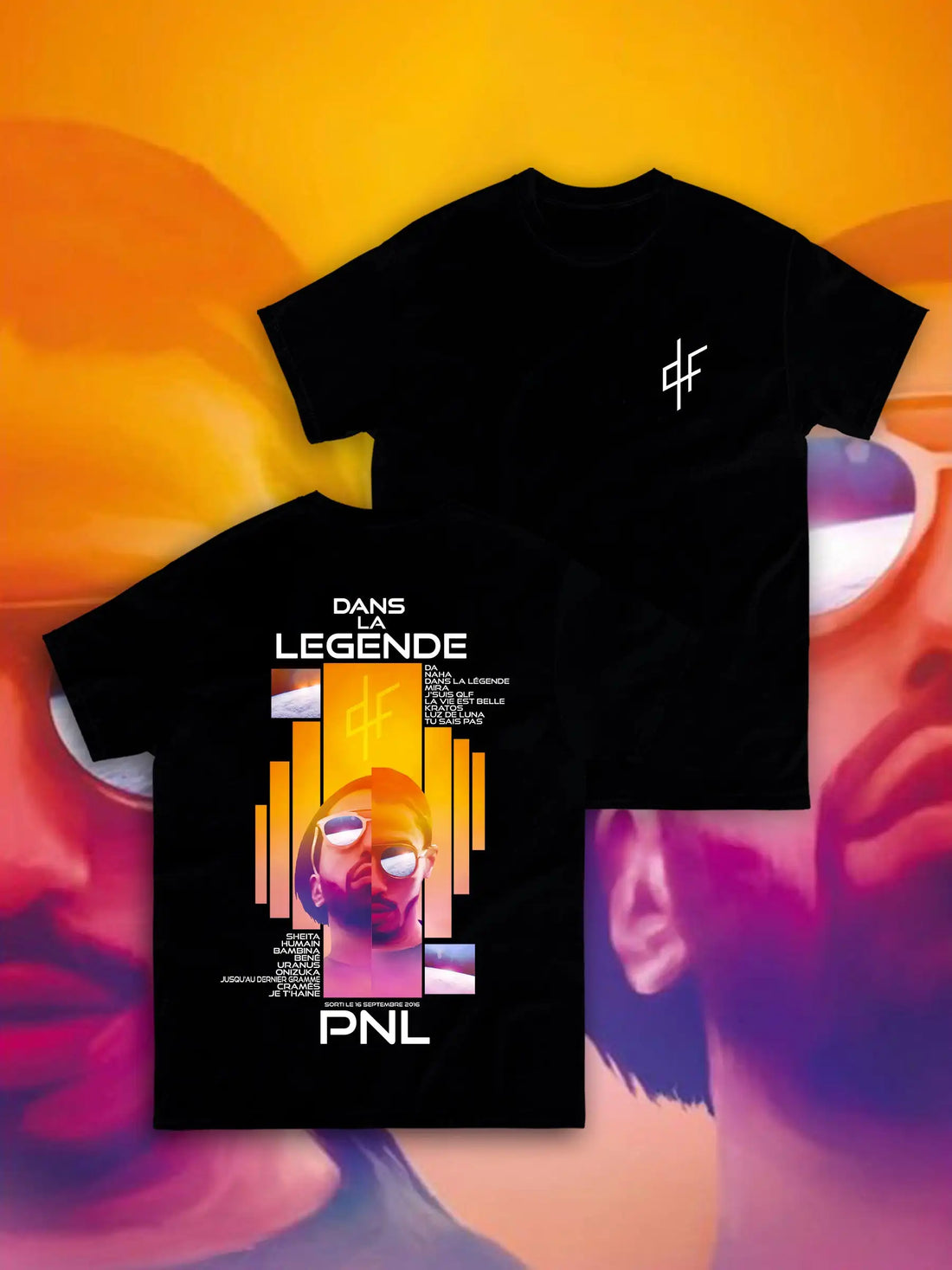Le Monde Chico T Shirt PNL Album French Rapper Graphic Print T-shirt Men Women Hip Hop Fashion Short Sleeve Tee Shirt Streetwear