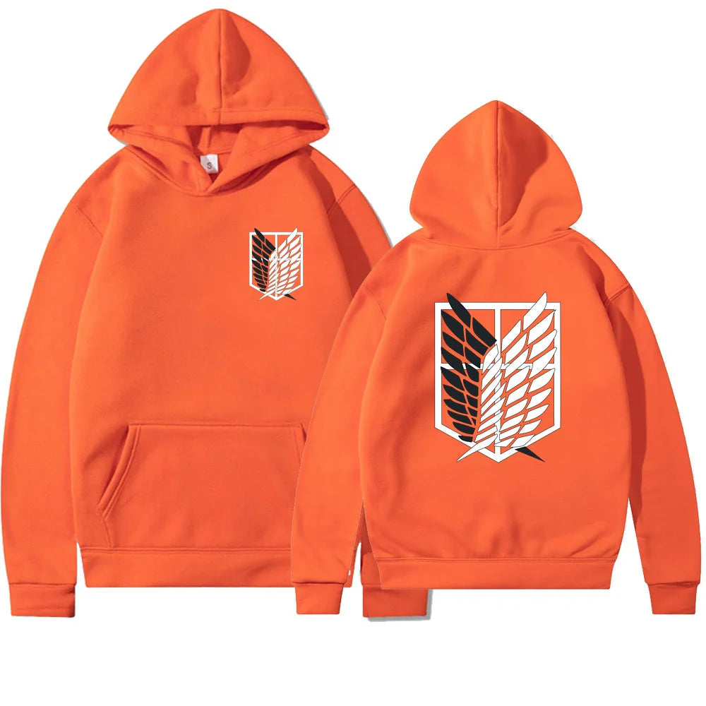 Anime Attack on Titan Womens Hoodie Hoodies Women Streetwear Pullover Harajuku Shingeki no Kyojin Hoody Sweatshirt Clothes