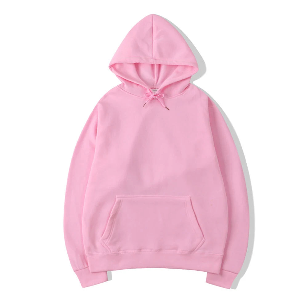 Men's/Women's Hoodies Spring Autumn Casual Fashion Hoodies Sweatshirts Solid Color Pocket Pullovers Hoodie Tops