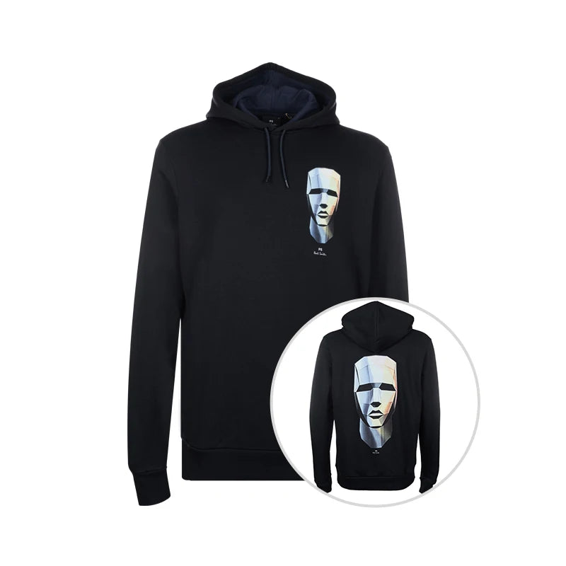 Paul Smith Autumn and Winter European and American Hooded Sweater Pure Cotton Oversized Hip-hop Street Sportswear