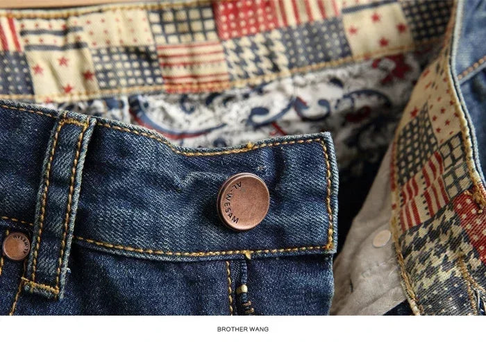 Summer Clothes New Men Vintage Ripped Short Jeans Streetwear Fashion Hole Straight Slim Denim Shorts Male Brand Pants