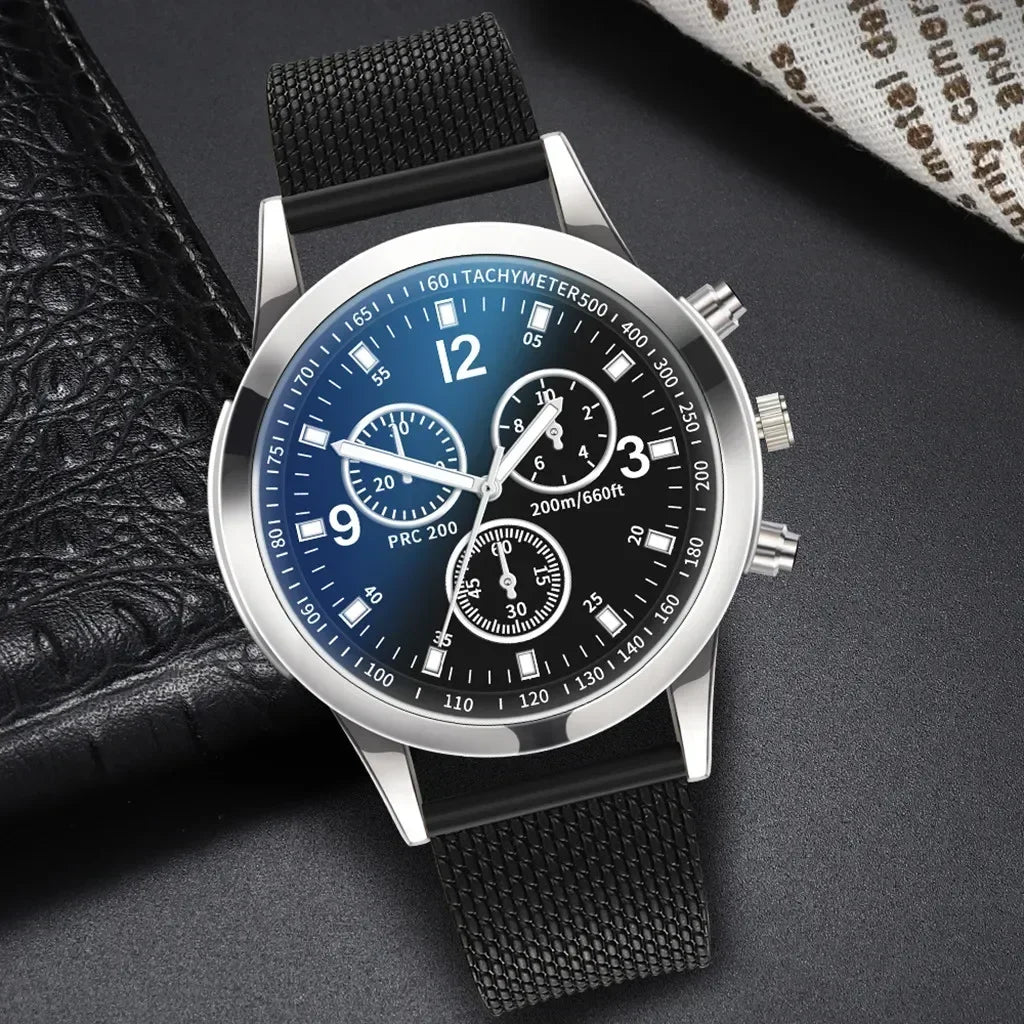2025 Luxury QuartzWatch for Men Stainless Steel Dial Casual Quartz Wristwatches Men Bracele Watch Relogio Masculino Часы Мужские
