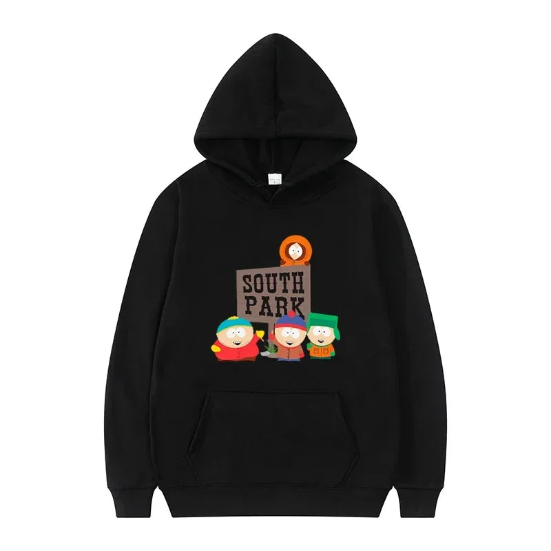 Anime Southes Park Print Women Hoodie 20 Autumn and Winter Unisex Hooded Sweatshirt Fashion Casual Warm Pullover