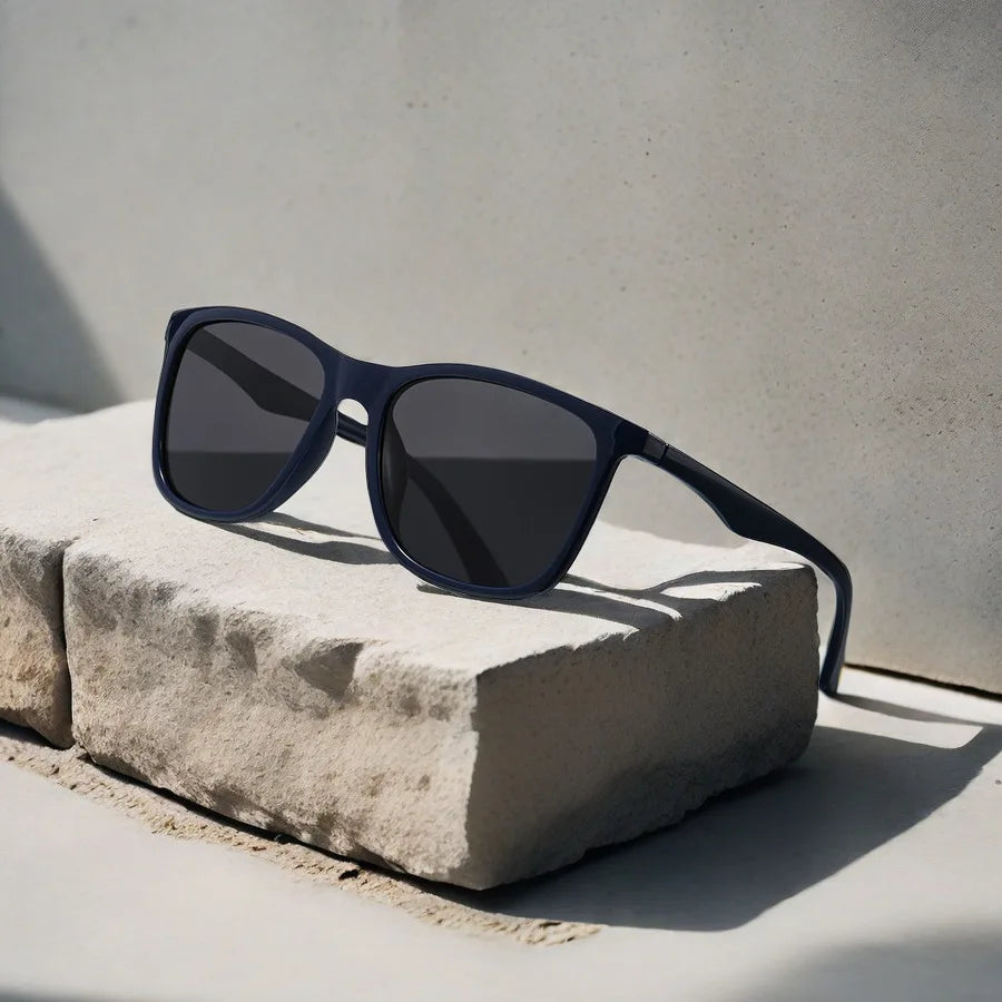 Outdoor Driving Sunglasses Popular Square Large Frame Sun Glasses Classic Polarized Glasses Men Women Fishing Glasses