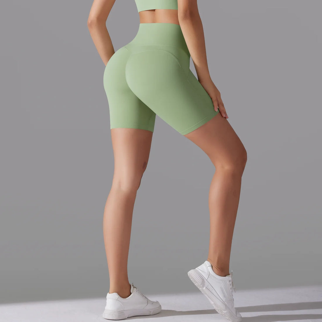 Yoga Shorts Women Fitness Shorts Running Cycling Shorts Breathable Sports Leggings High Waist Summer Workout Gym Shorts