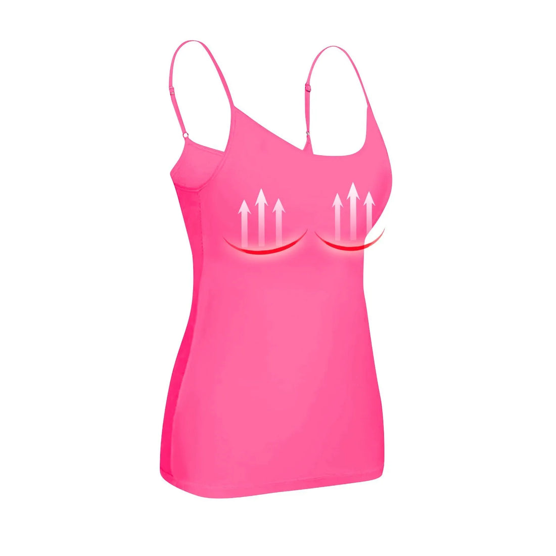 New Padded Bra Tank Top Women Modal Spaghetti Solid Cami Top Vest Female Adjustable Camisole With Built In Bra Fitness Clothing