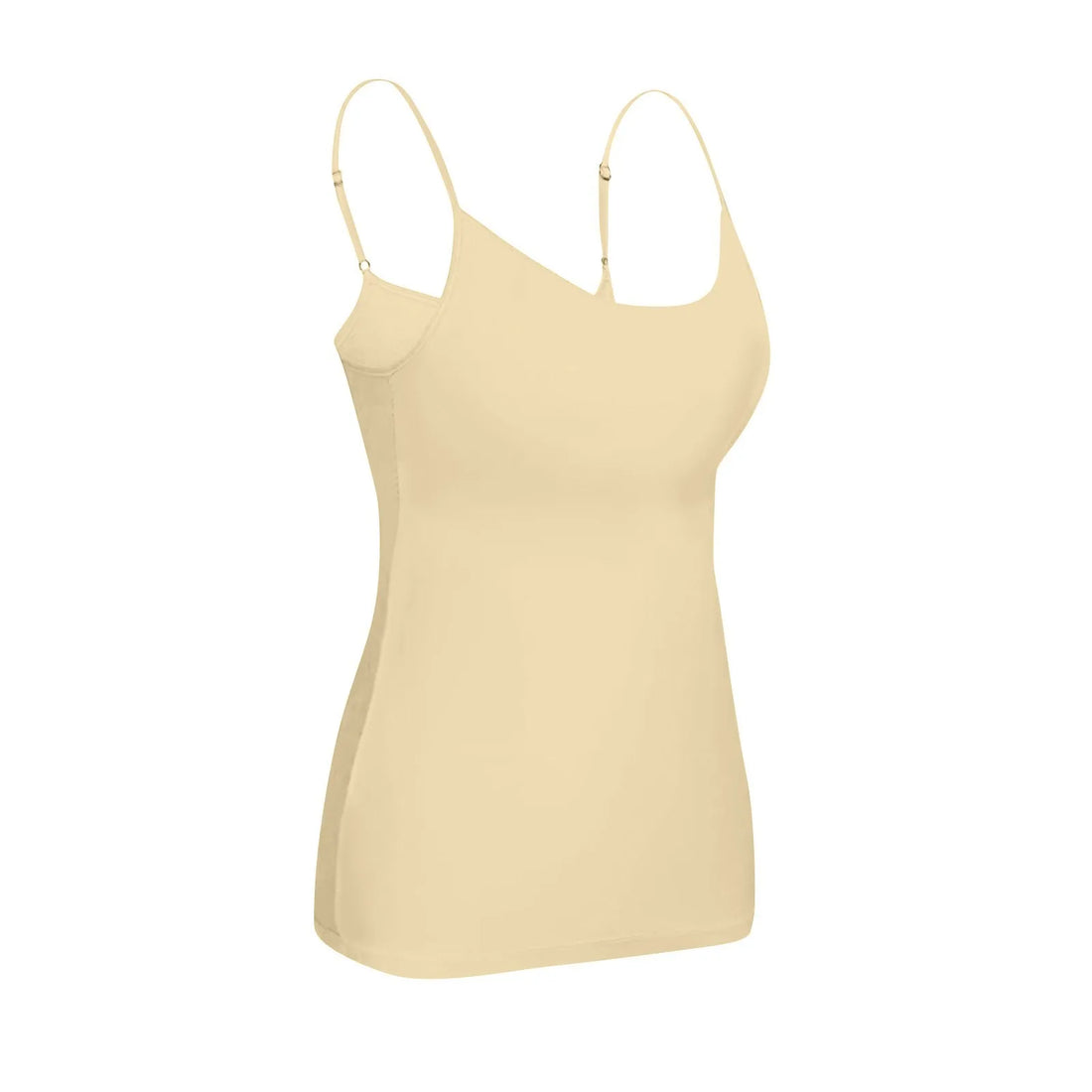 New Padded Bra Tank Top Women Modal Spaghetti Solid Cami Top Vest Female Adjustable Camisole With Built In Bra Fitness Clothing