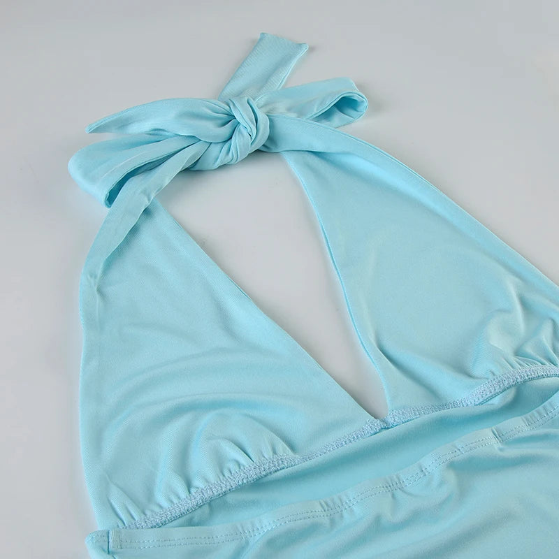 Simple Basic V-Neck Sexy Women Halter Tanks Summer All-Match Fashion Slim Fit Blouses Chic Trendy New