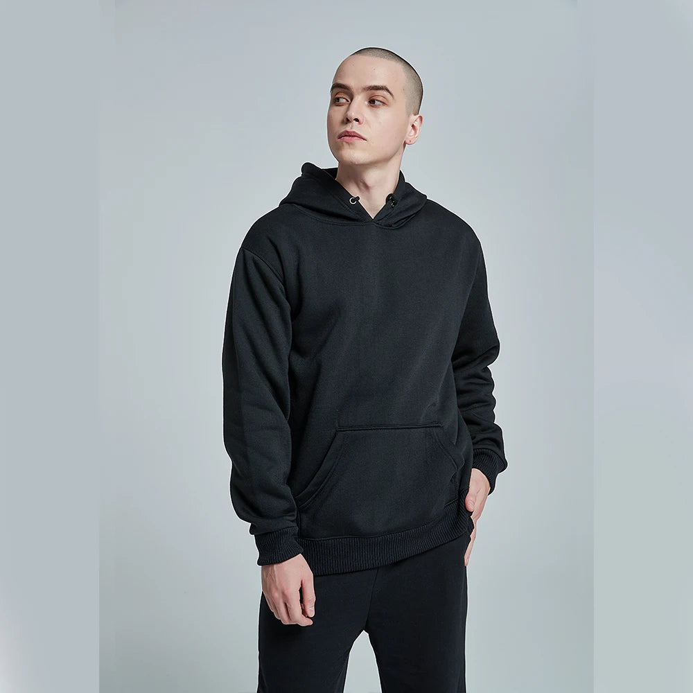 Men's/Women's Hoodies Spring Autumn Casual Fashion Hoodies Sweatshirts Solid Color Pocket Pullovers Hoodie Tops