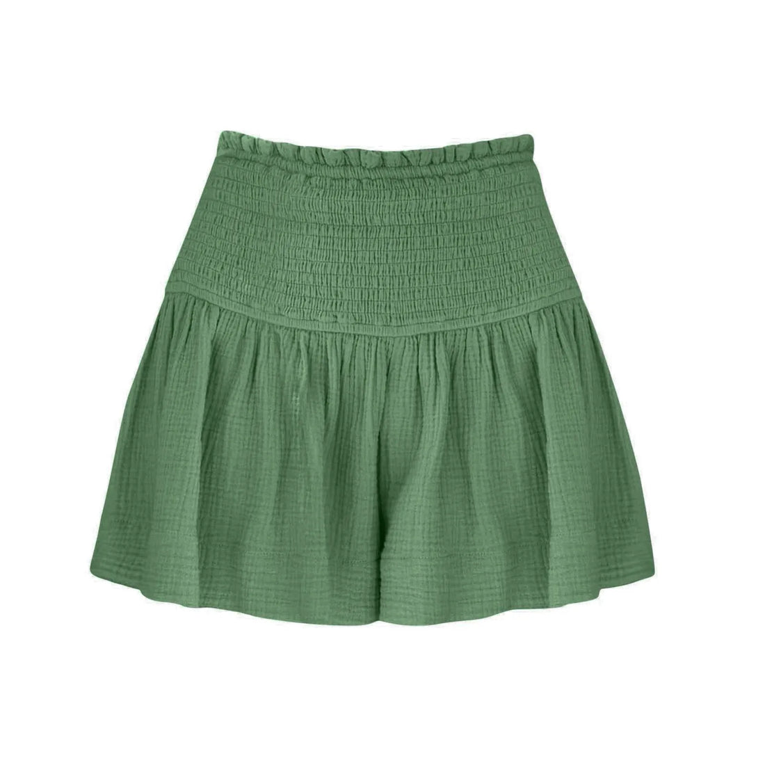Women Shorts Ladies Casual Solid Color Breathable Fashion Wide Leg Shorts For Women Summer Female Pleated Shorts