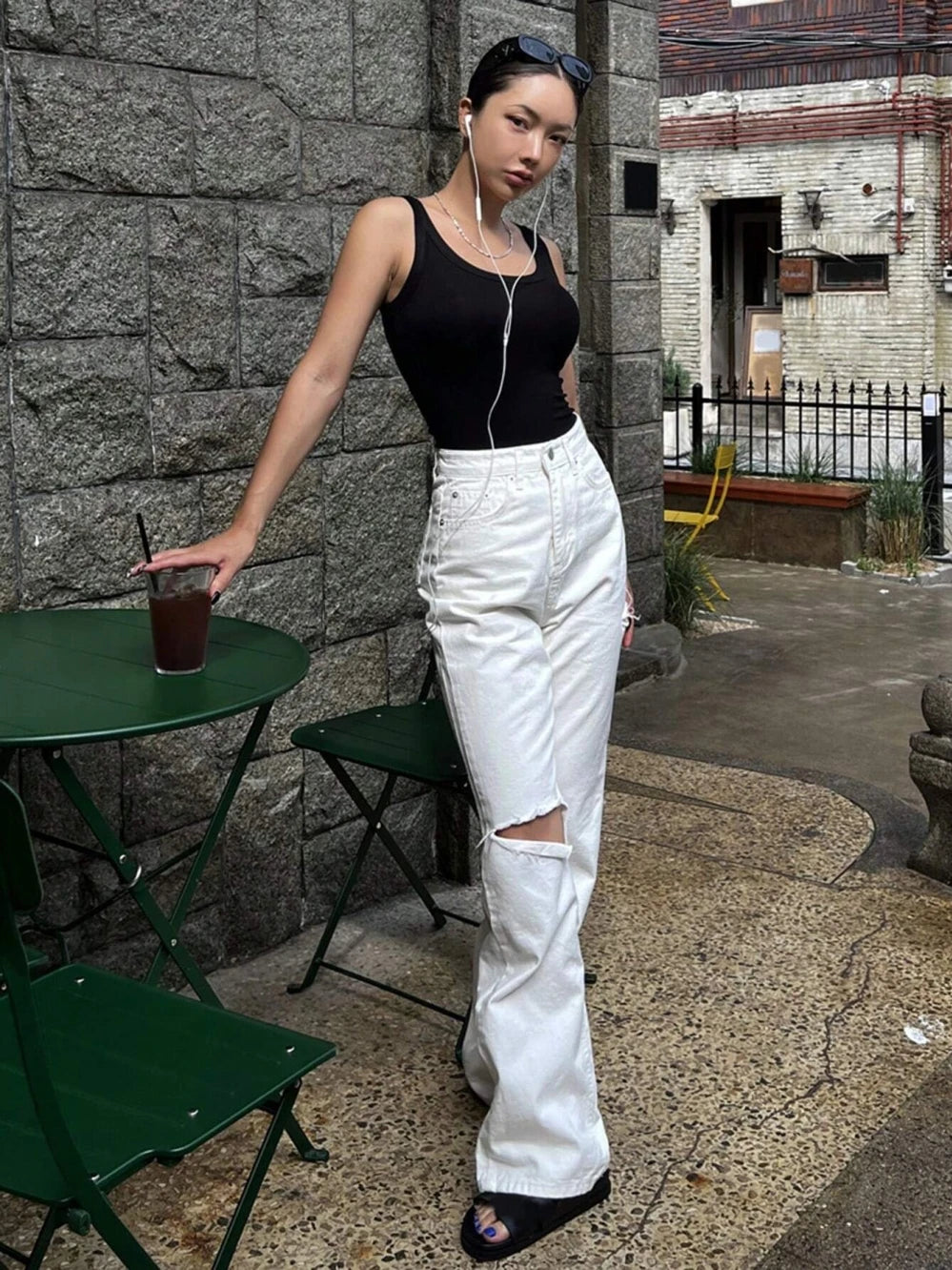 Camisole Tank Soft Cotton Top Women Summer Outfits Tight And Sexy Tank Top Knitted Bottom Shirt And Sleeveless Top For Outerwear