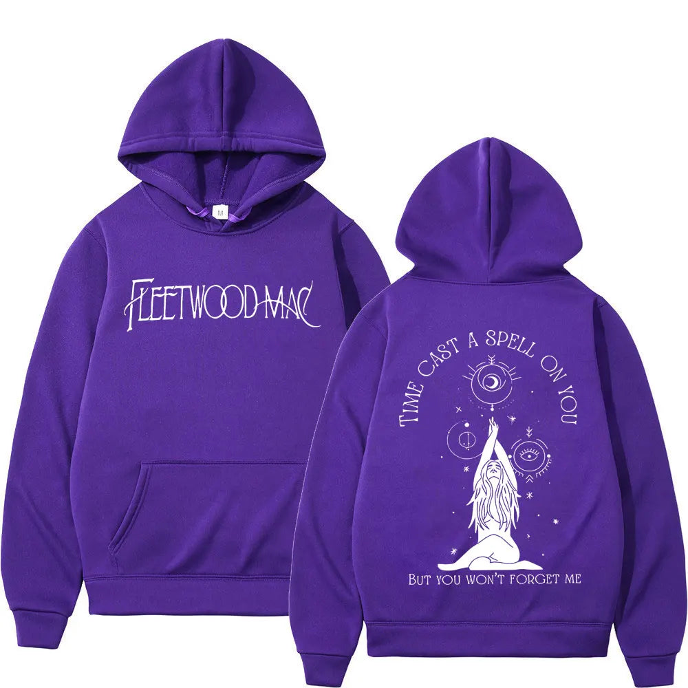 2025 Rock Band Fleetwood Mac Tour Print Hoodie Men Women Harajuku Vintage Hooded Sweatshirts Fashion Casual Oversized Pullovers