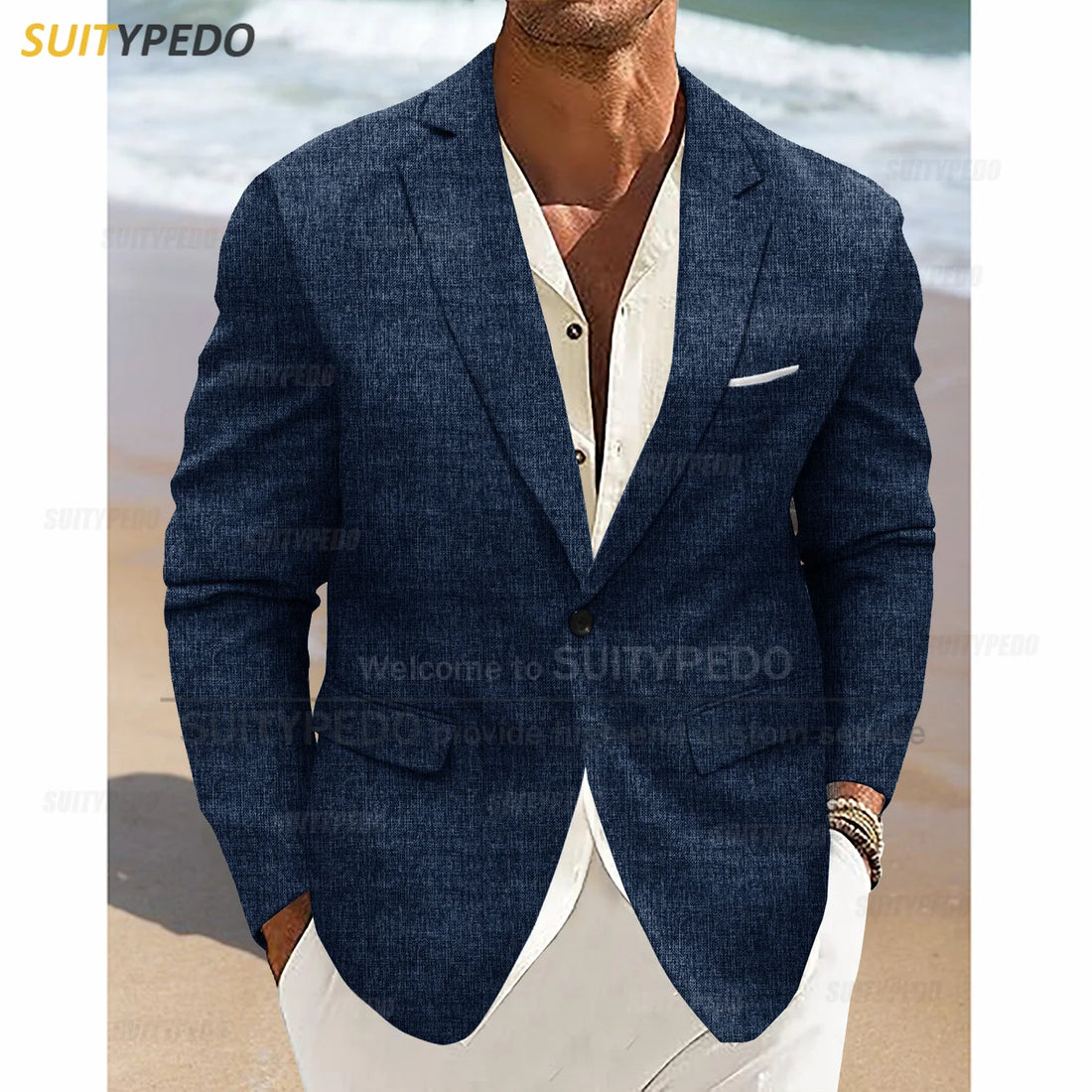 Elegant Men Slim Fit Jacket 1 Piece Fashion Party Classic Notched Lapel Blazer Evening Prom Male New High Quality Costumes