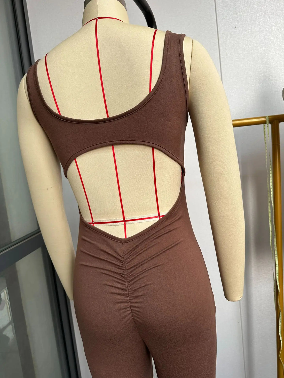 Fashion Tight Yoga Jumpsuit New Sleeveless Casual Hollow Seamless Sports Slim Fit Wide Leg Jumpsuit