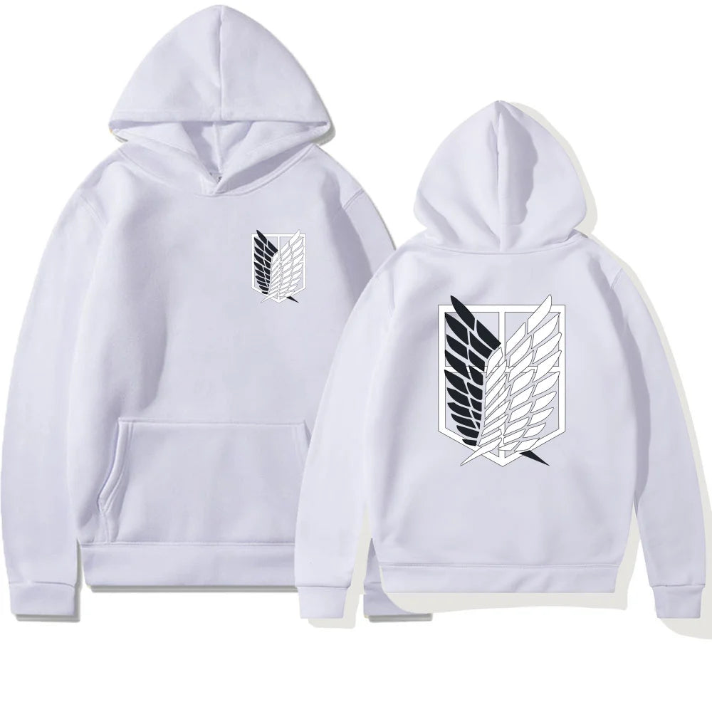 Anime Attack on Titan Womens Hoodie Hoodies Women Streetwear Pullover Harajuku Shingeki no Kyojin Hoody Sweatshirt Clothes