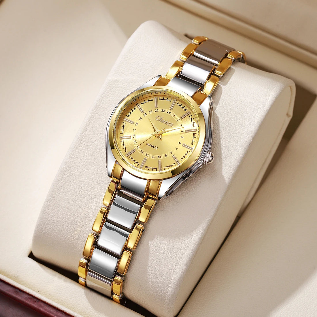 Fashion Women Watches Luxury Quartz Wristwatches for Women Clock Gift Reloj Mujer Girls Clock Gift（Without Box）