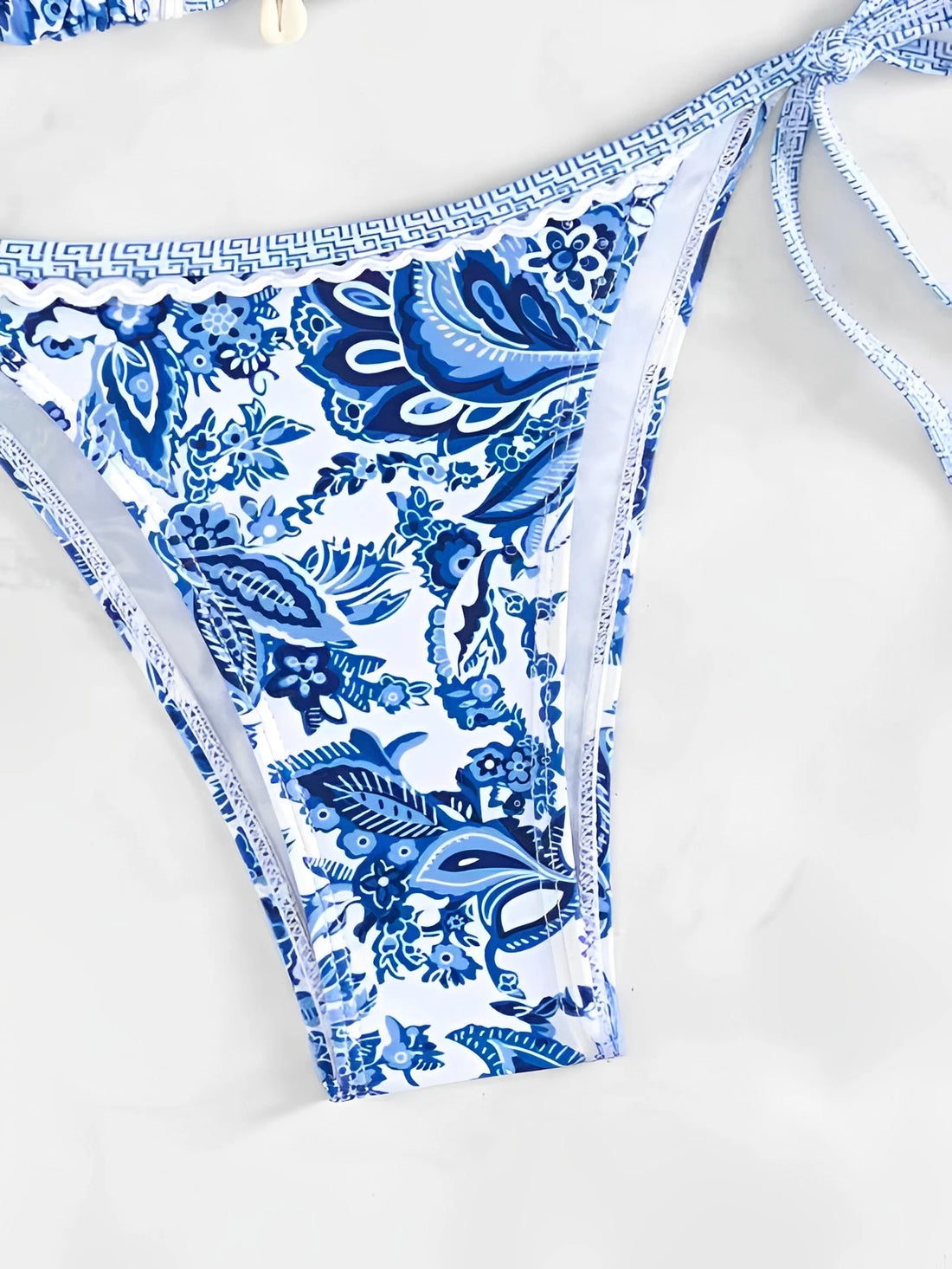 2025 Halter String Triangle Two Piece Bikini Women Swimwear Female Swimsuit Bathers Bathing Swimming Suit Beachwear Summer