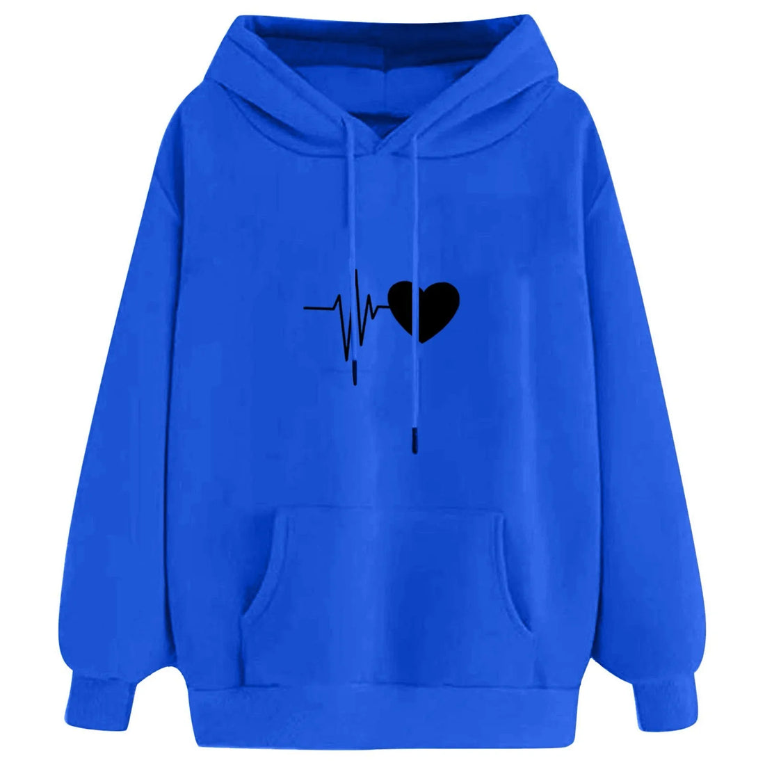 Women's Hoodies Tops Long Sleeve Sports blouse Spring Fashion fun Print Sweatshirts Solid Casual Loose Hooded Sweatshirt