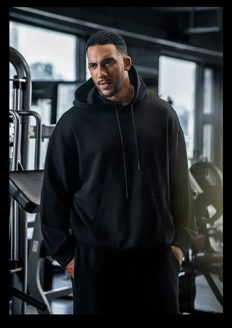 Paul Smith Autumn and Winter European and American Hooded Sweater Pure Cotton Oversized Hip-hop Street Sportswear