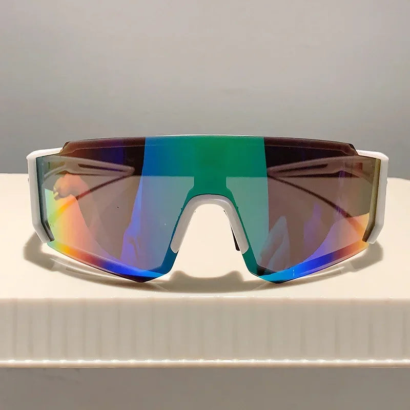 Oversized Outdoor Sport Goggle Women For Men Luxury Brand Designer Sun Glasses Vintage Punk Ski Cycling Windproof Sunglasses