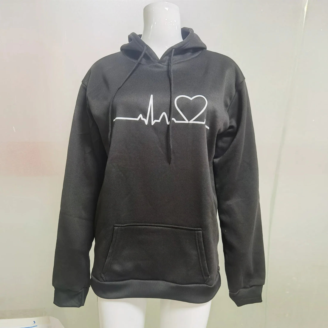 Women's Hoodies Tops Long Sleeve Sports blouse Spring Fashion fun Print Sweatshirts Solid Casual Loose Hooded Sweatshirt