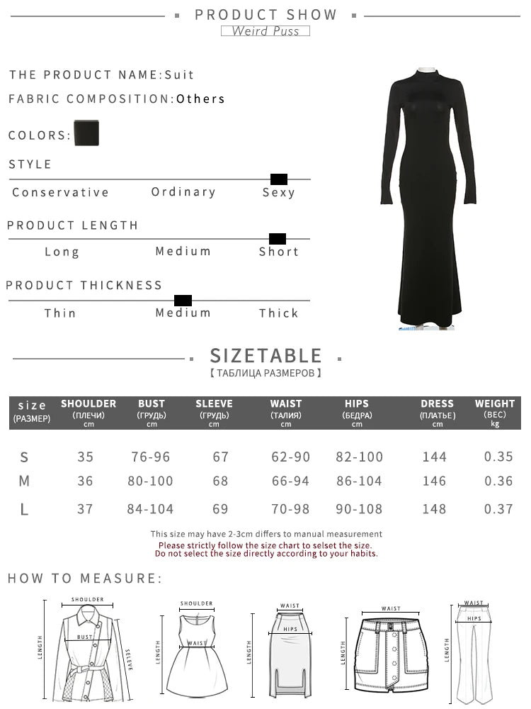 Weird Puss Backless Skinny Women Dress Skinny Stretchy Slim Bag Hip Bodycon Ladies Fashion Party Event Prom Mermaid Vestidos