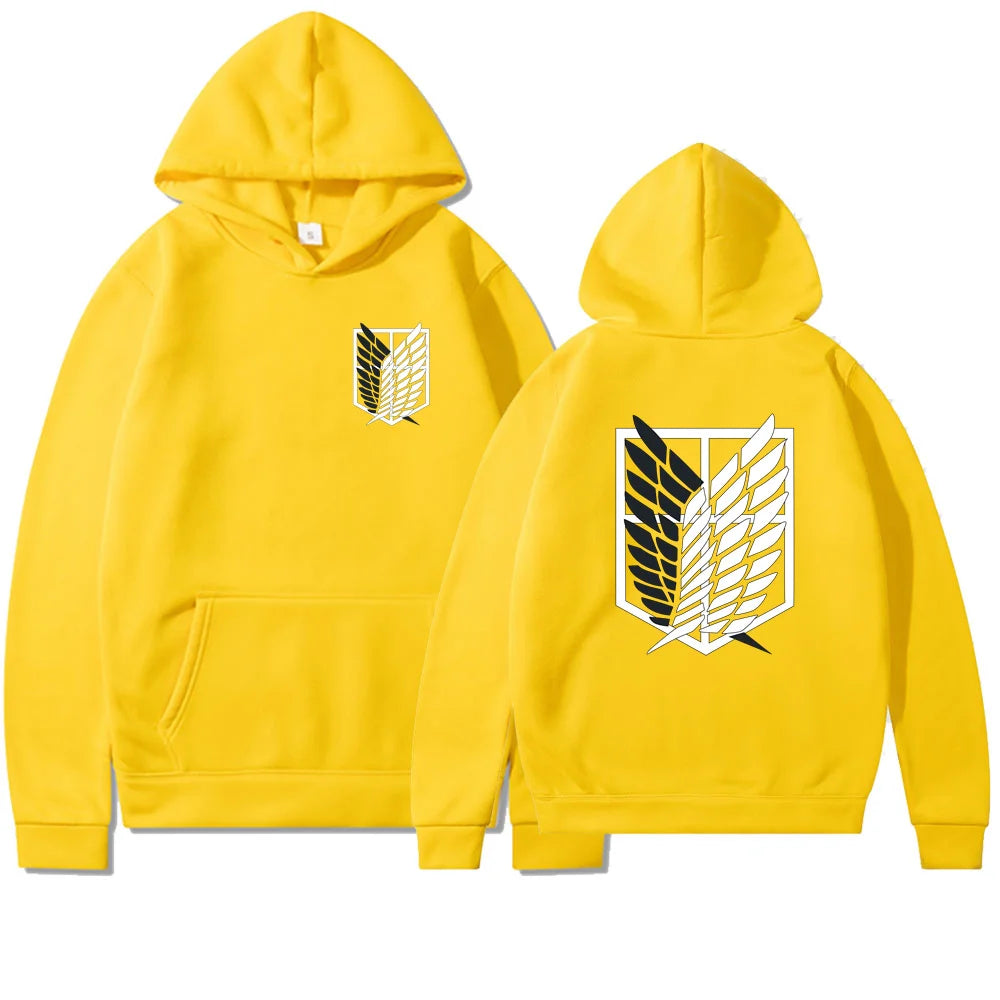 Anime Attack on Titan Womens Hoodie Hoodies Women Streetwear Pullover Harajuku Shingeki no Kyojin Hoody Sweatshirt Clothes