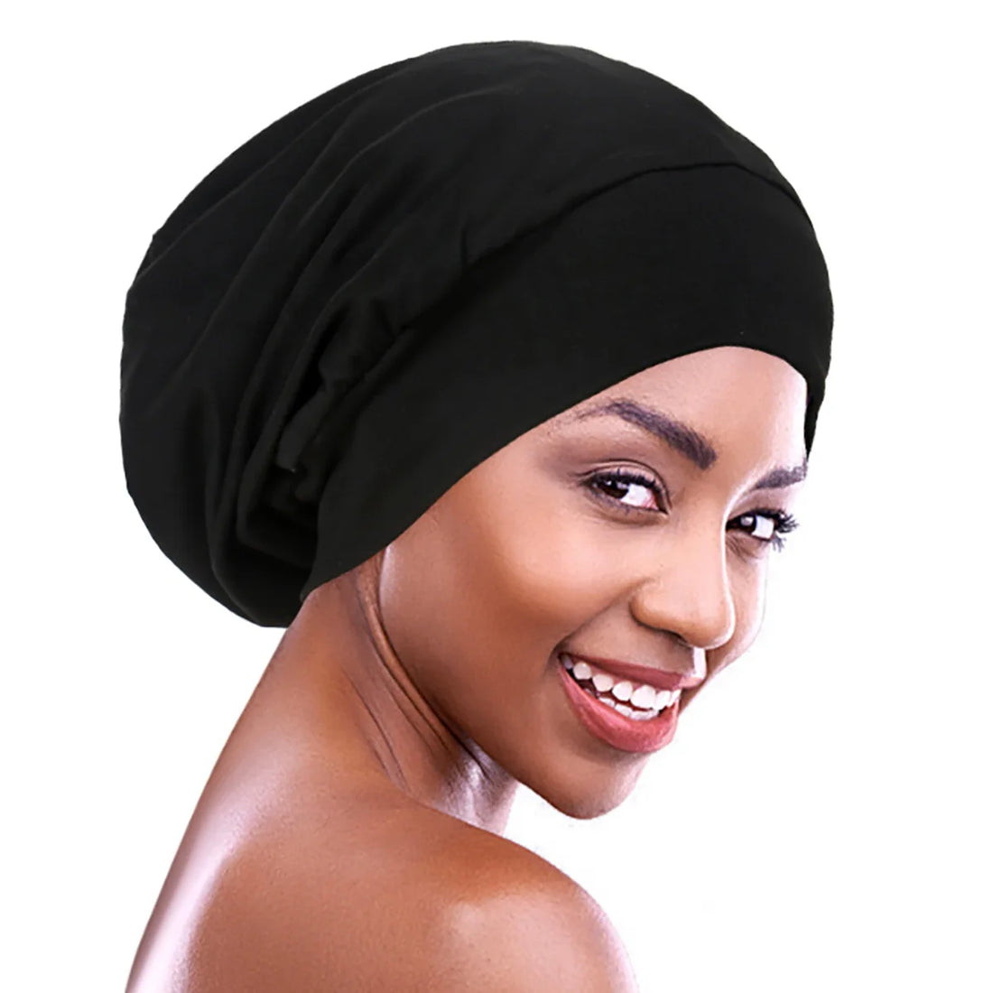 Indian Women Turban Satin Sleeping Cap Inner Hijab Hat Beanie Bonnet Muslim Bandana Hair Loss Headscarf Head Wrap Turbante Mujer