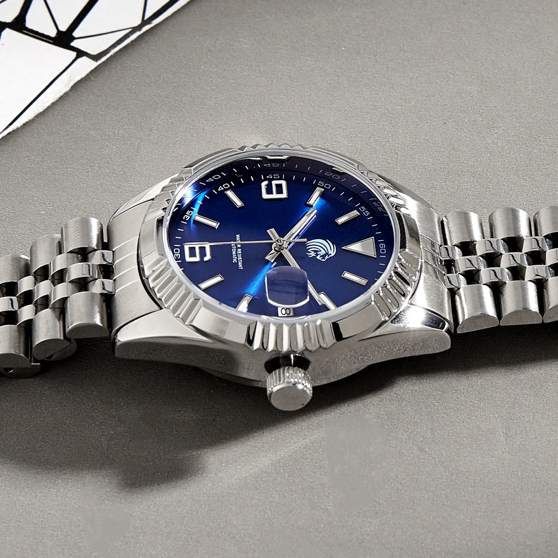 Mechanical Women Watch Steel Bracelet Female Automatic Wristwatch Waterproof Lady Clock