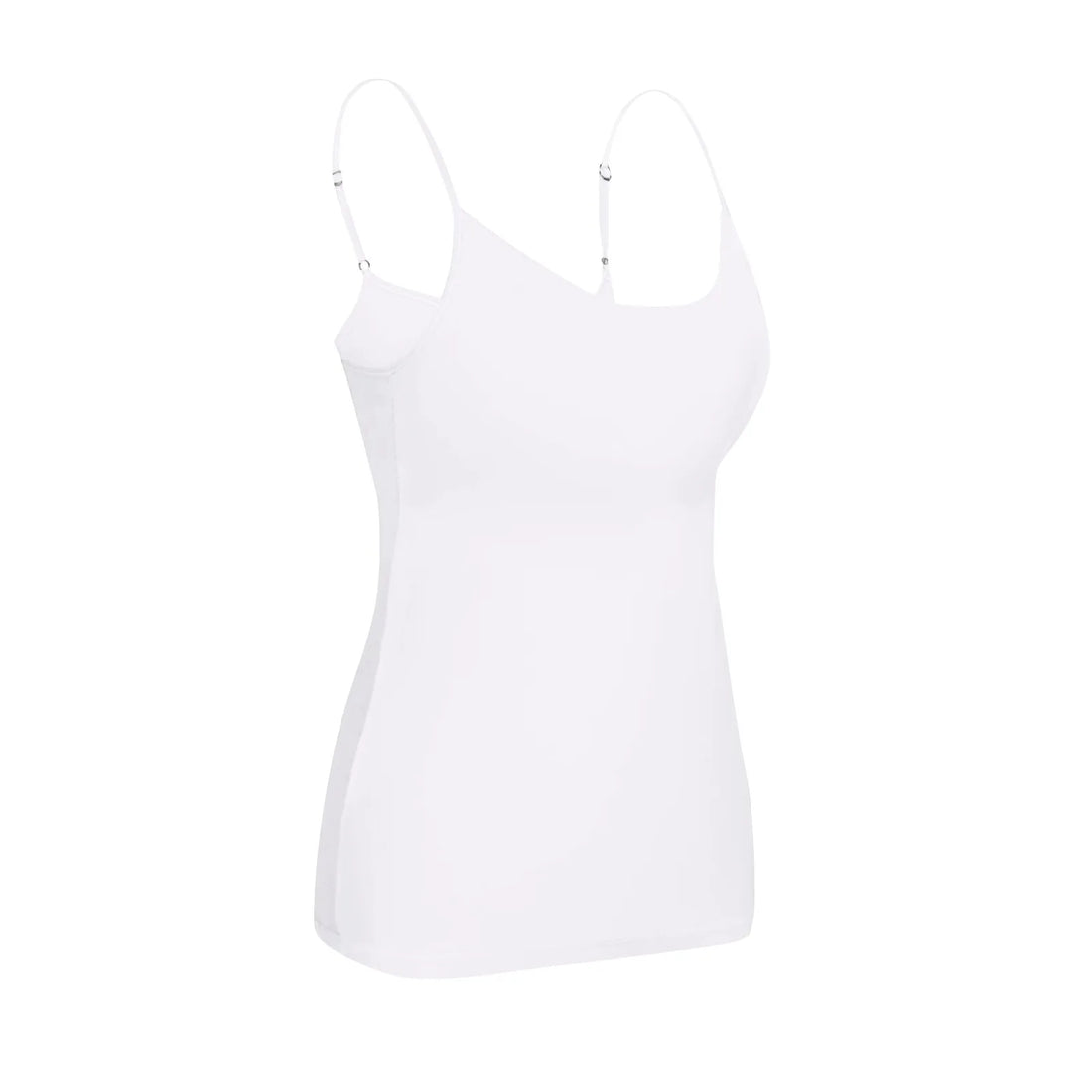 New Padded Bra Tank Top Women Modal Spaghetti Solid Cami Top Vest Female Adjustable Camisole With Built In Bra Fitness Clothing
