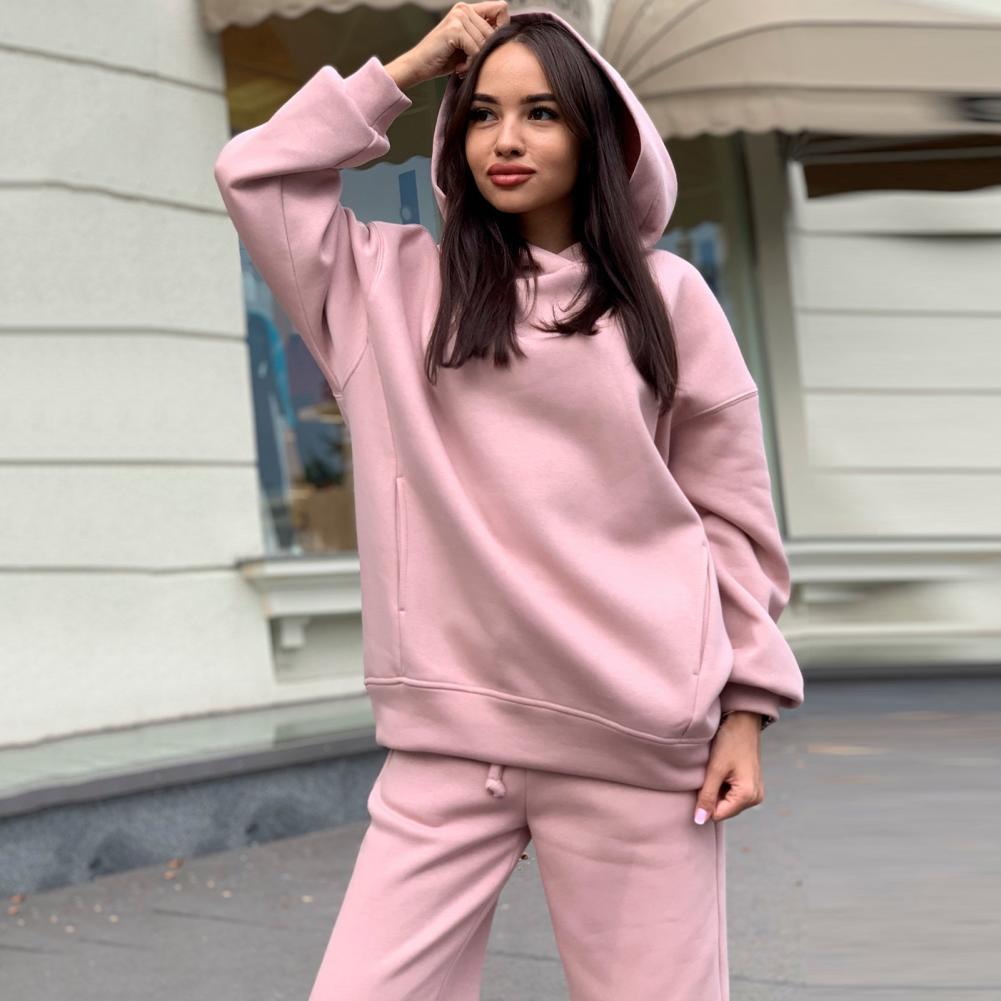 Women Two Piece Sets Tracksuit Hooded Sweatshirt Tops Sweatpants Pants Set Female Spring Autumn Long Sleeve Pullover Sports Set