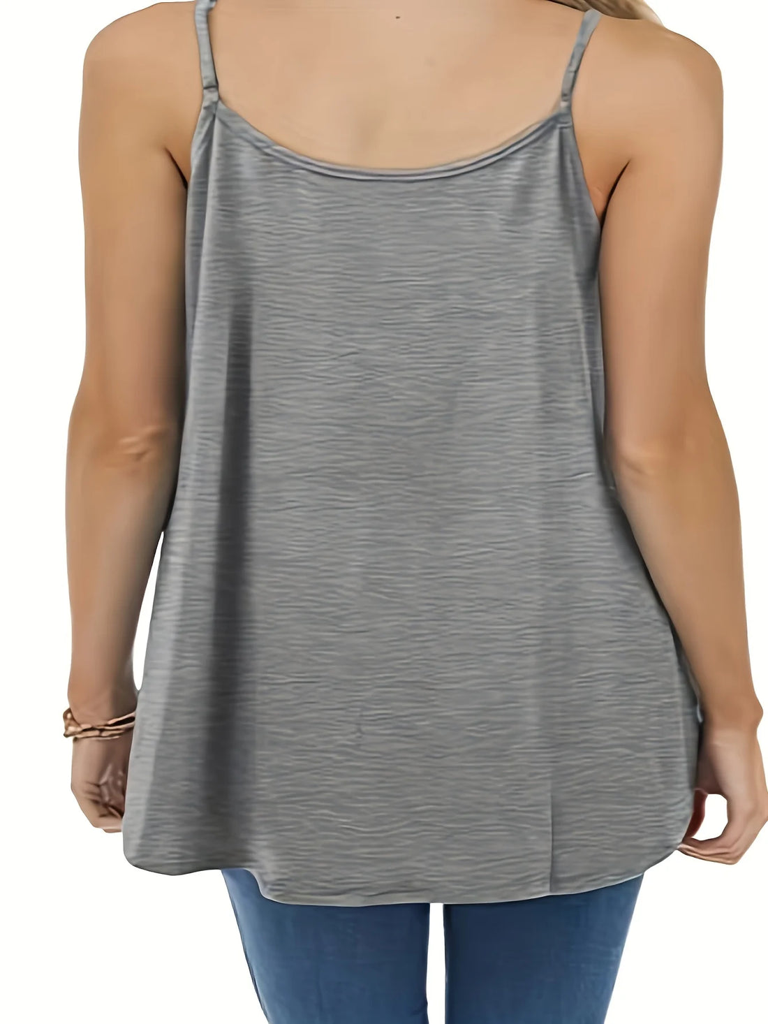 Plus Size Women's Casual Sleeveless Loose Fit Tank Top Soft Lightweight Summer Camisole
