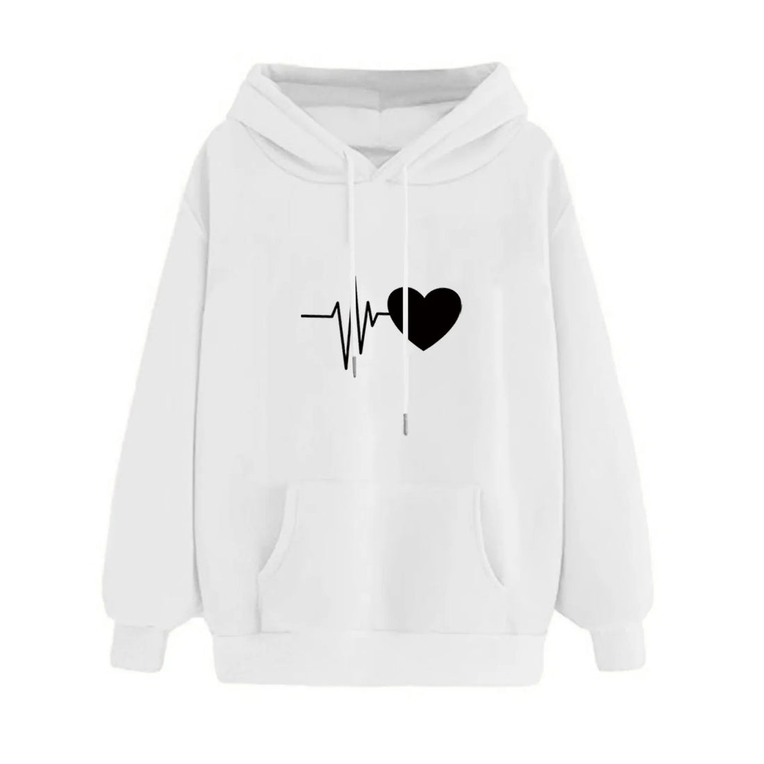 Women's Hoodies Tops Long Sleeve Sports blouse Spring Fashion fun Print Sweatshirts Solid Casual Loose Hooded Sweatshirt