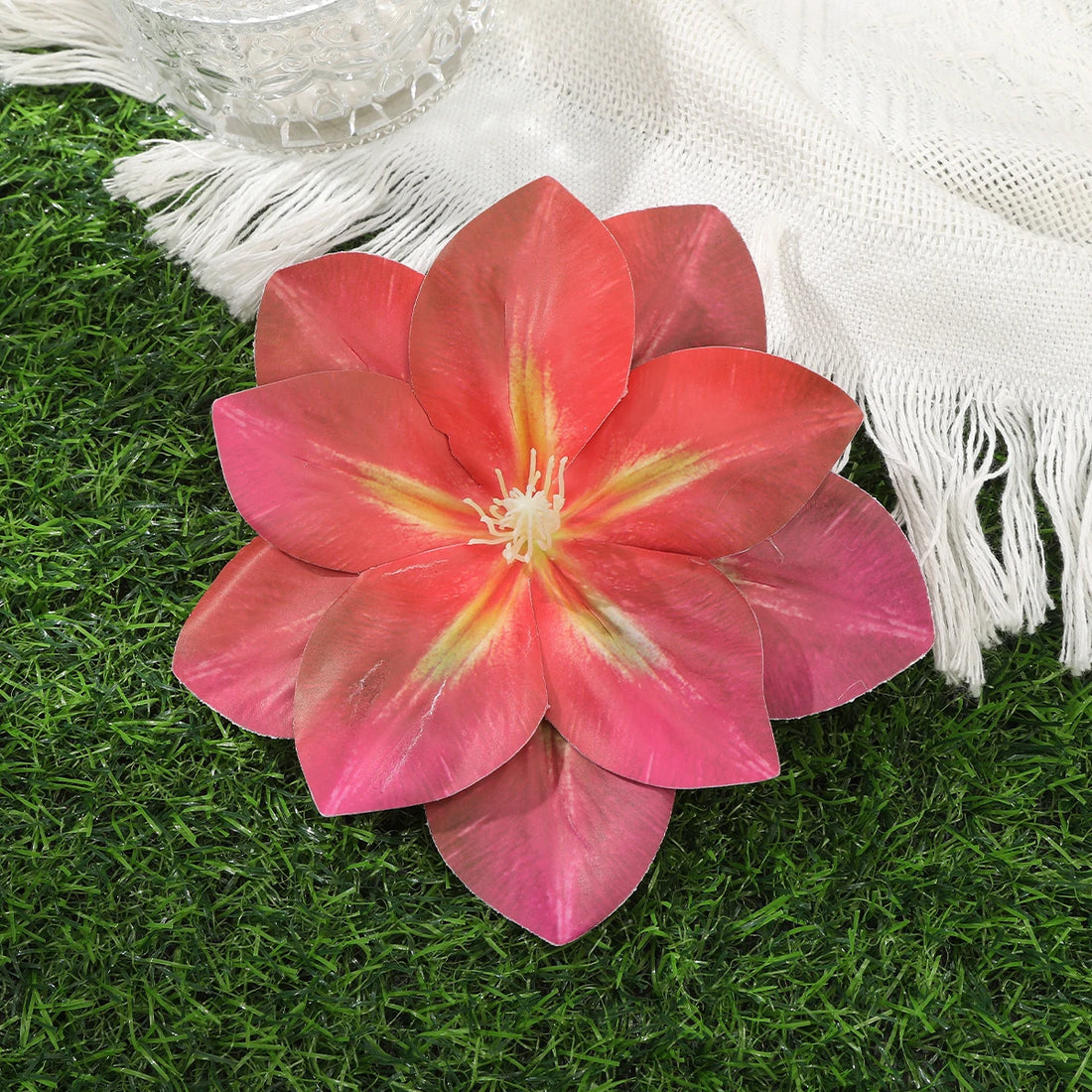 AWAYTR Hawaiian Flower Hair Clip For Women Girls Romantic Bohemian Flower Side Bangs Clip BB Hair Clips Hair Accessories
