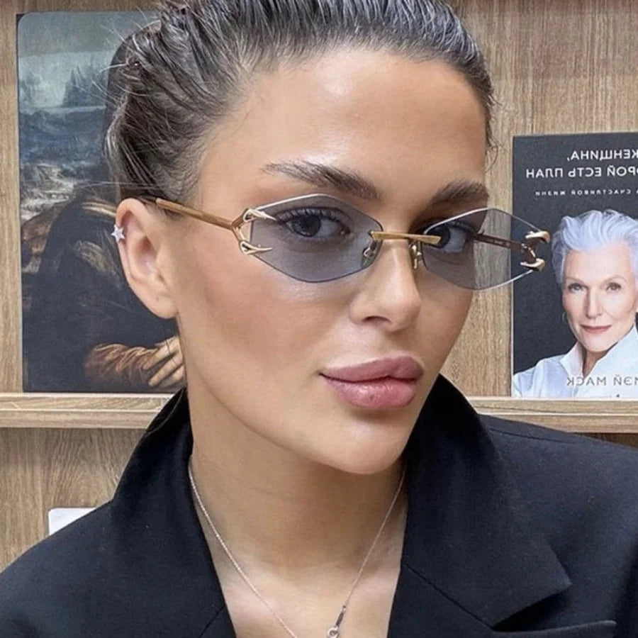 Polygon Metal Sunglasses Vintage Frame For Women Sunglasses Men Luxury Brand Design Sun Glasses Women Mirror Gafas De Sol Uv400