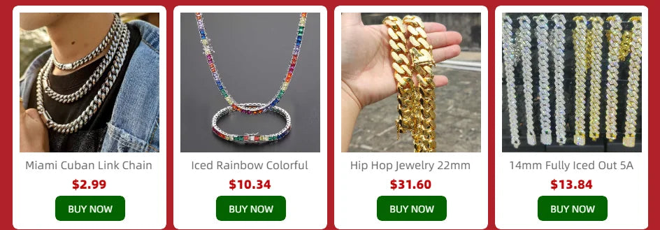 15mm Zircon Cuban Link Chain Iced Out In hand-set Simulated Diamond Stones Bling Miami CZ Necklace Gift for Her/Him