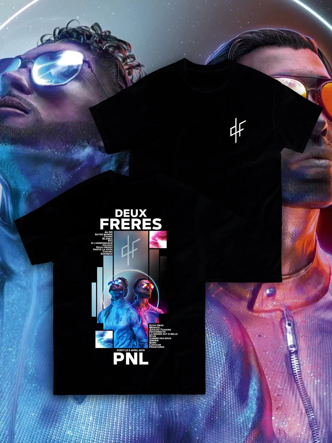 Le Monde Chico T Shirt PNL Album French Rapper Graphic Print T-shirt Men Women Hip Hop Fashion Short Sleeve Tee Shirt Streetwear